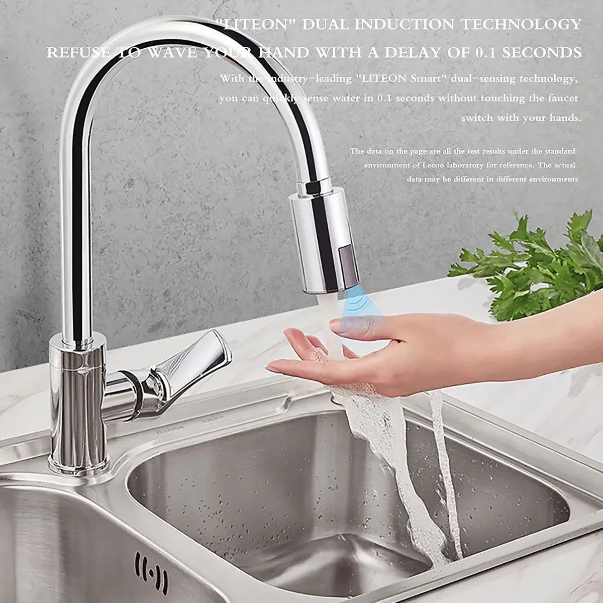Grifo De Cocina Touch Sensor Inteligente